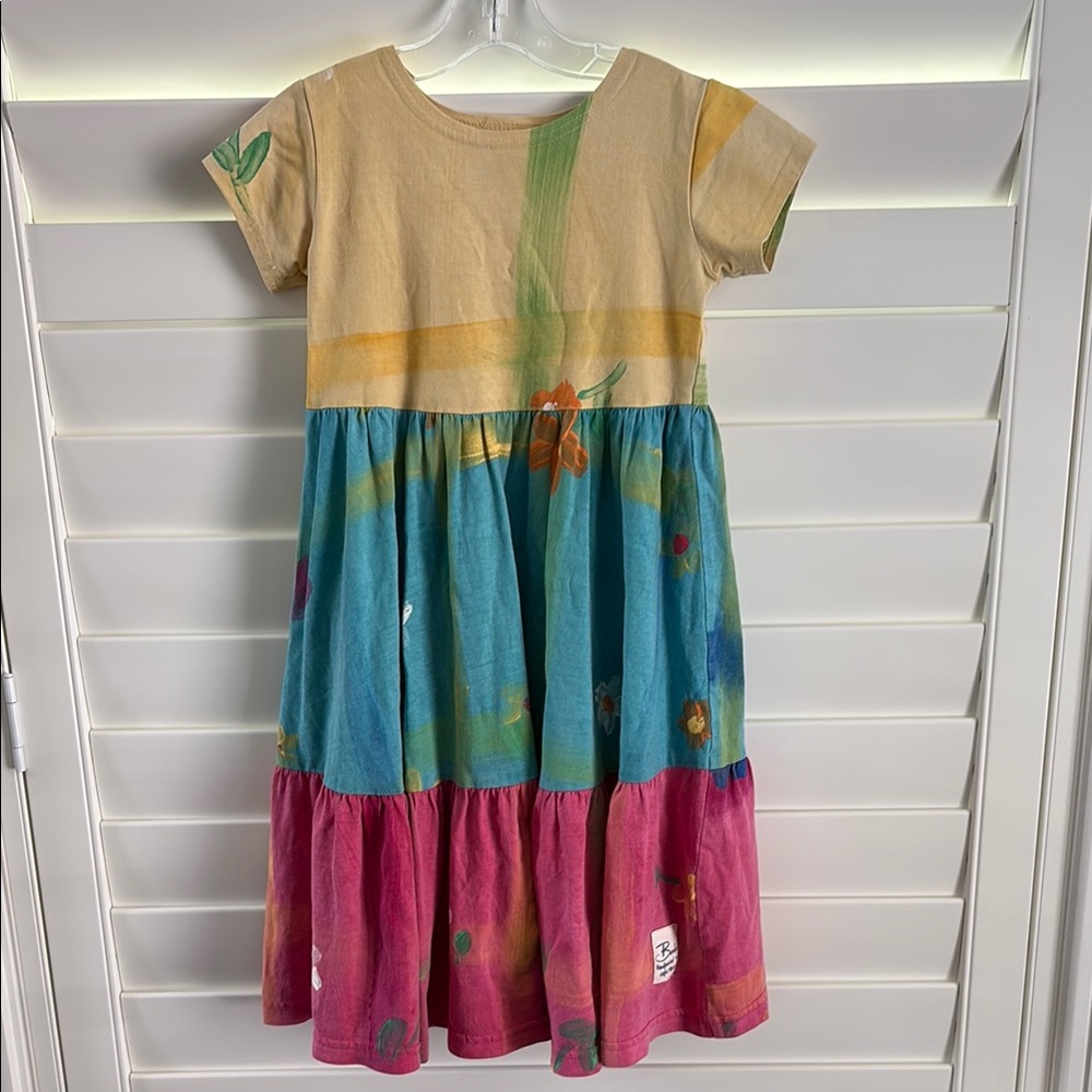 Handpainted in Cape Town Colorful Kids Dress